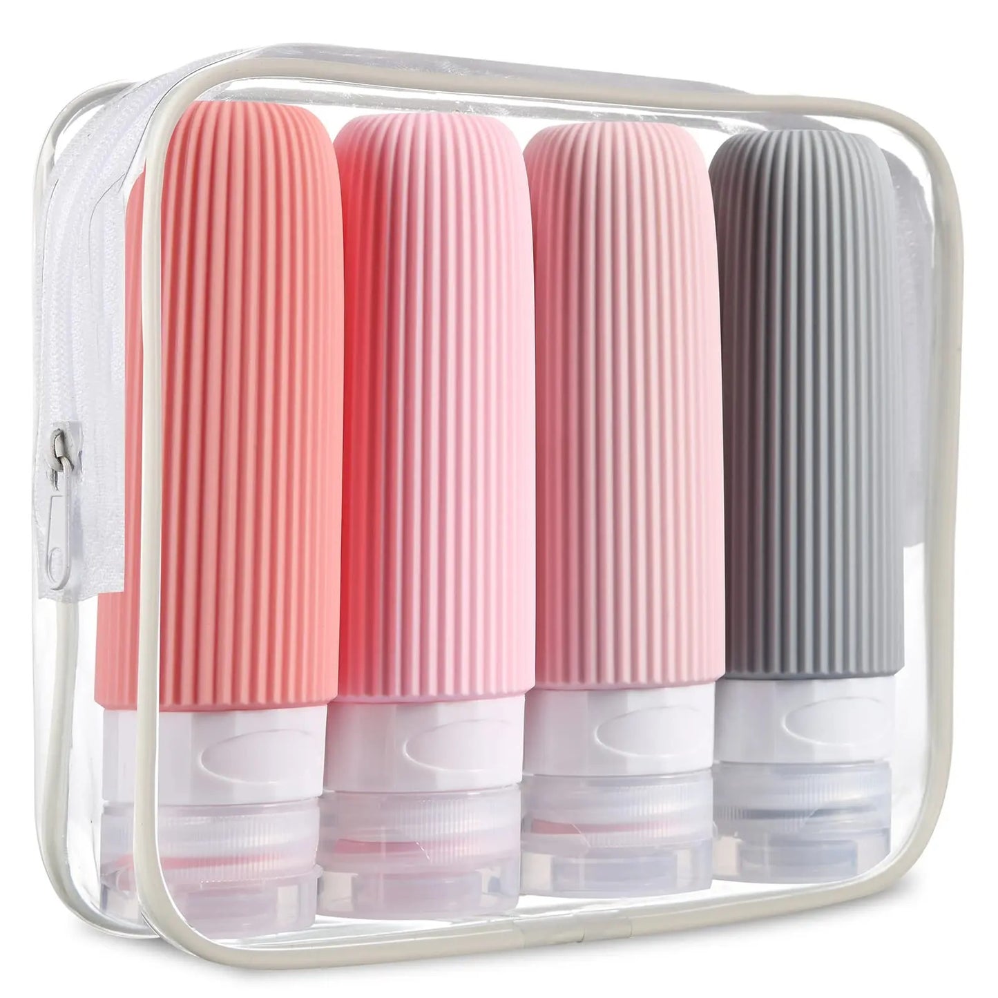 TSA-Approved Leak-Proof Silicone Travel Bottles