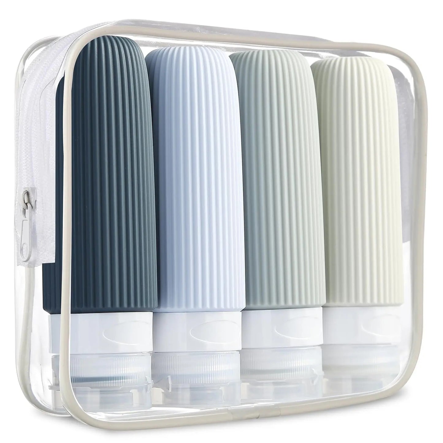 TSA-Approved Leak-Proof Silicone Travel Bottles