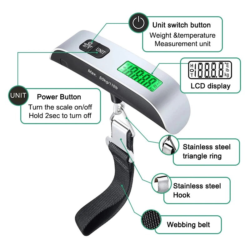 Portable Luggage Scale