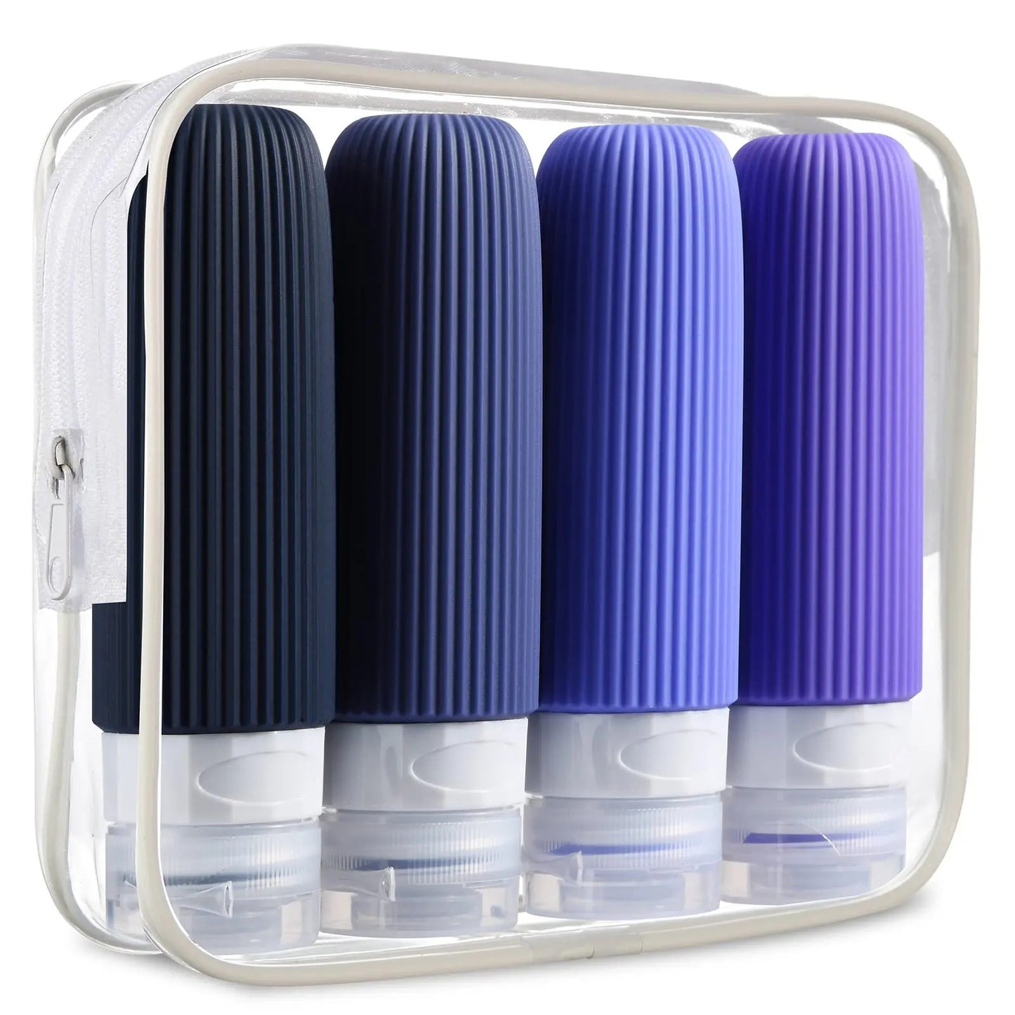 TSA-Approved Leak-Proof Silicone Travel Bottles