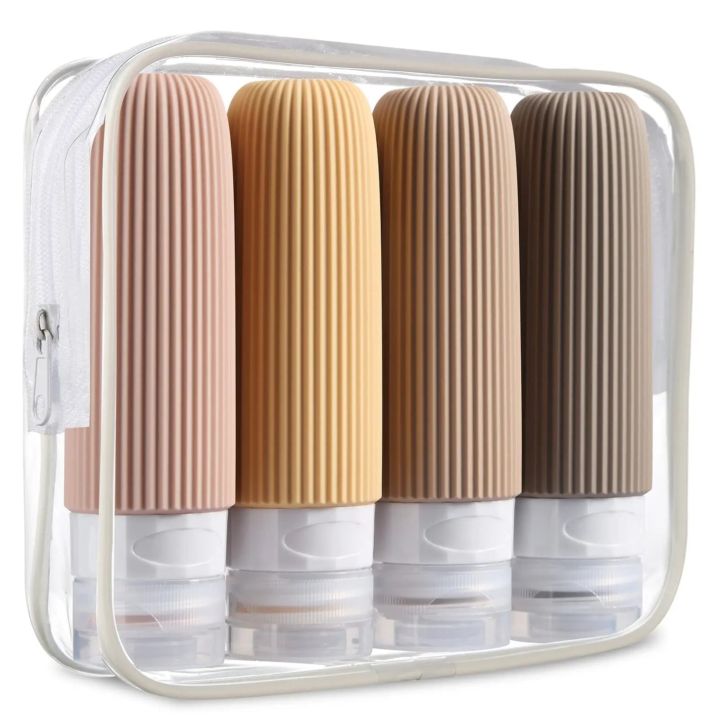 TSA-Approved Leak-Proof Silicone Travel Bottles